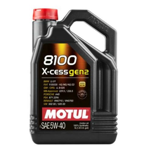 MOTUL 8100 X-cess gen2 5W-40/5L