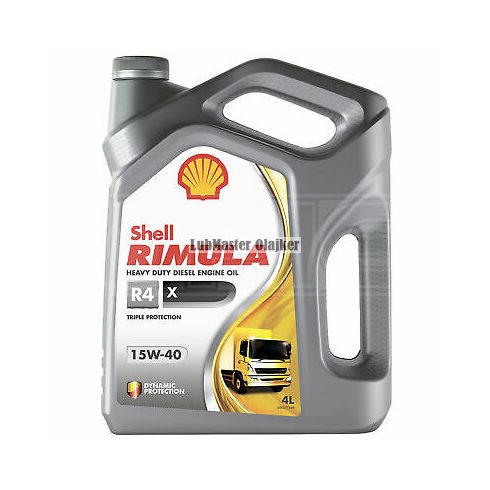 Shell Rimula R4X 15w40 5L (korábban Rimula R3X)