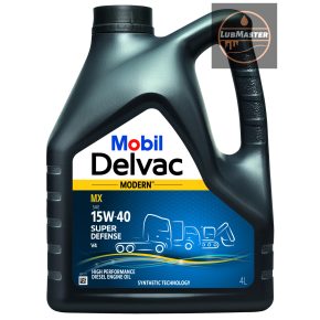   Mobil Delvac Modern 15W-40 Super Defense V4/4L (korábban Delvac MX 15W40) motorolaj