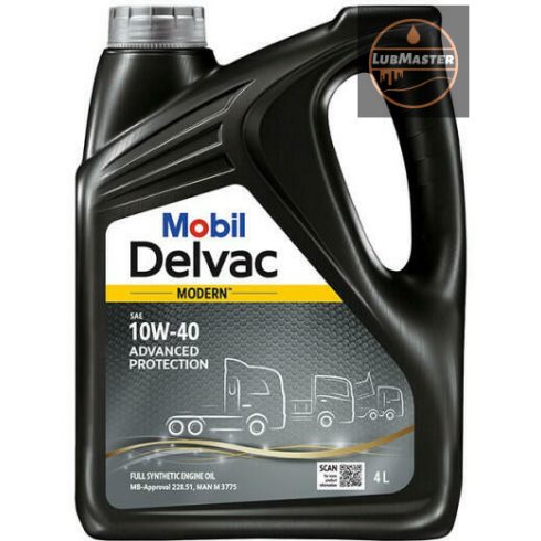 Mobil Delvac Modern 10W-40 Advanced Protection/4L (korábban Delvac XHP ESP 10W40)